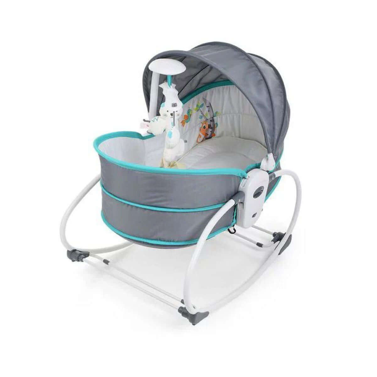5 in 1 Rocker Bassinet Green