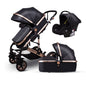 2021 new 3 in1 stroller  CE certification  baby trolley high landscape baby pram double faced children
